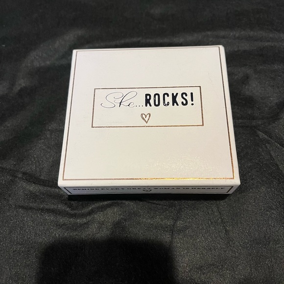 She Rocks Silver adjustable bangle bracelet - Picture 4 of 5